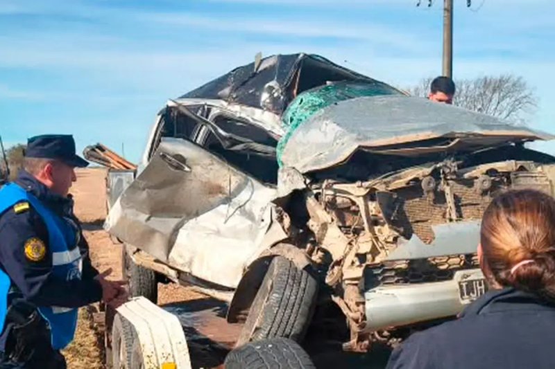 Choque fatal en General Galarza: murió una joven de 26 años tras una violenta colisión