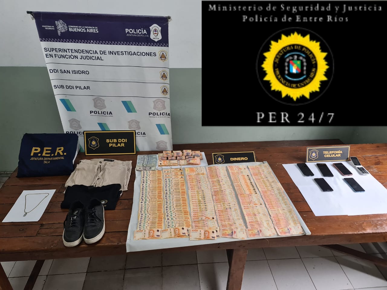 Cuento del tío en Maciá derivó en allanamientos en Buenos Aires: “Se logró el esclarecimiento del hecho”
