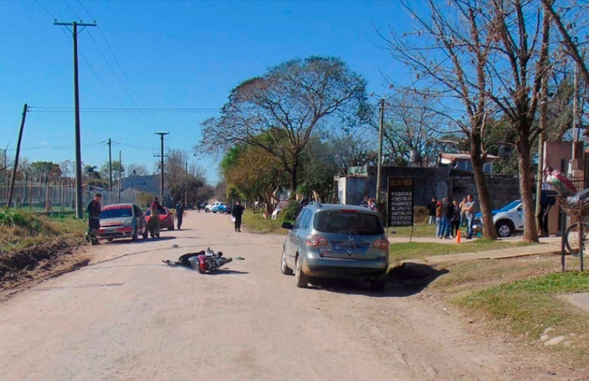 Fatal accidente en Colón: falleció un motociclista tras choque múltiple