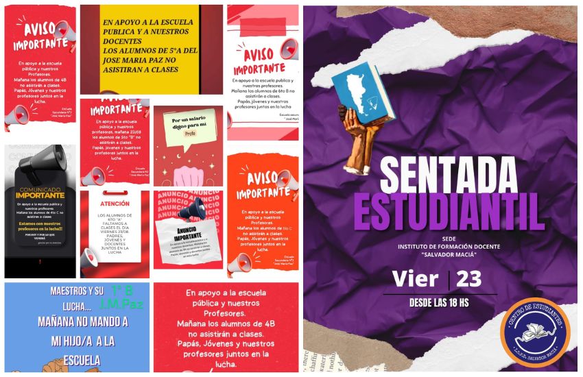 Familias se solidarizan con docentes y no envían sus hijos a la escuela
