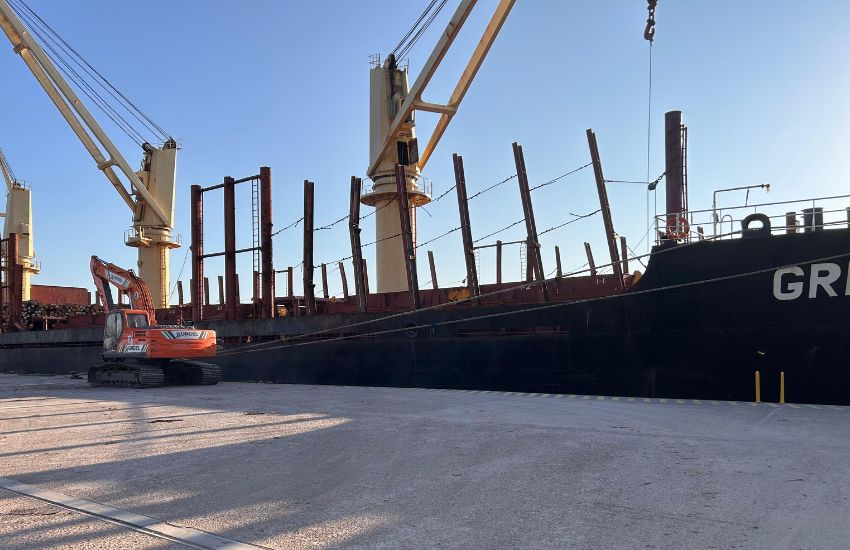 En septiembre el puerto de Ibicuy marcó un récord en el ingreso de buques