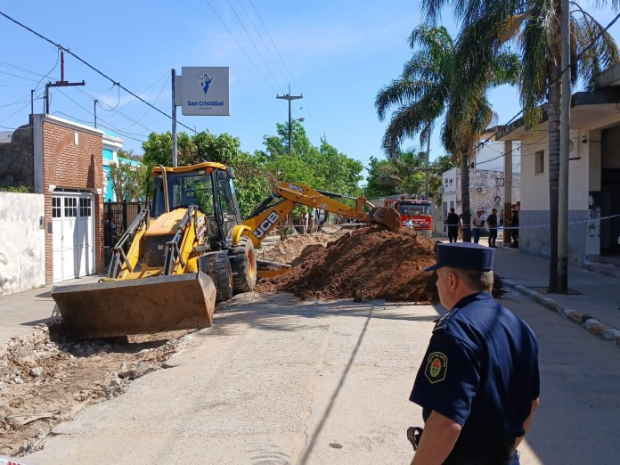 Tragedia en La Paz: murió un obrero municipal tras el derrumbe de una obra