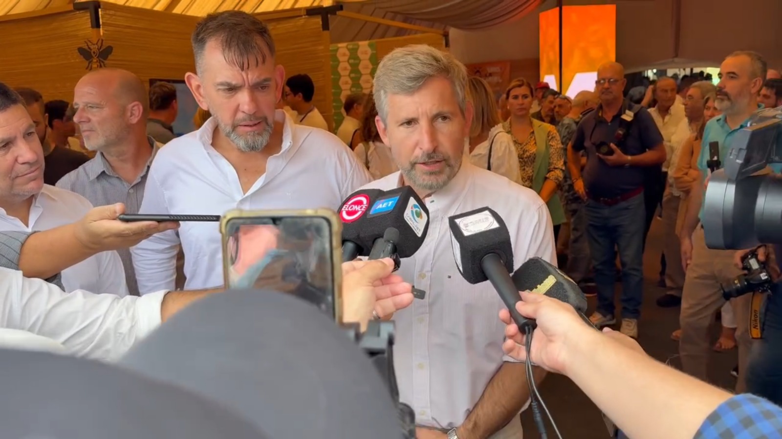 Frigerio en Expo Maciá: “Me lleno de energía positiva, porque eso es lo que tienen nuestros productores”
