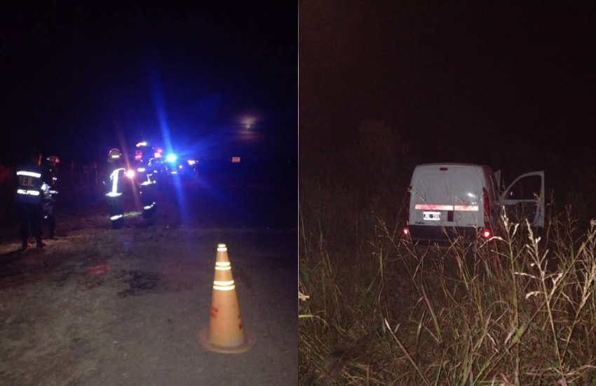 Siniestro vial en Ruta 39, cerca de Rocamora