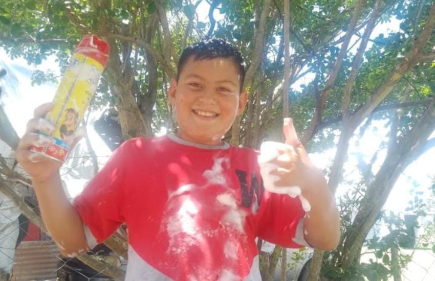 Le sacaron el respirador a William, el chiquito de Colonia La Llave que sufrió importantes quemaduras