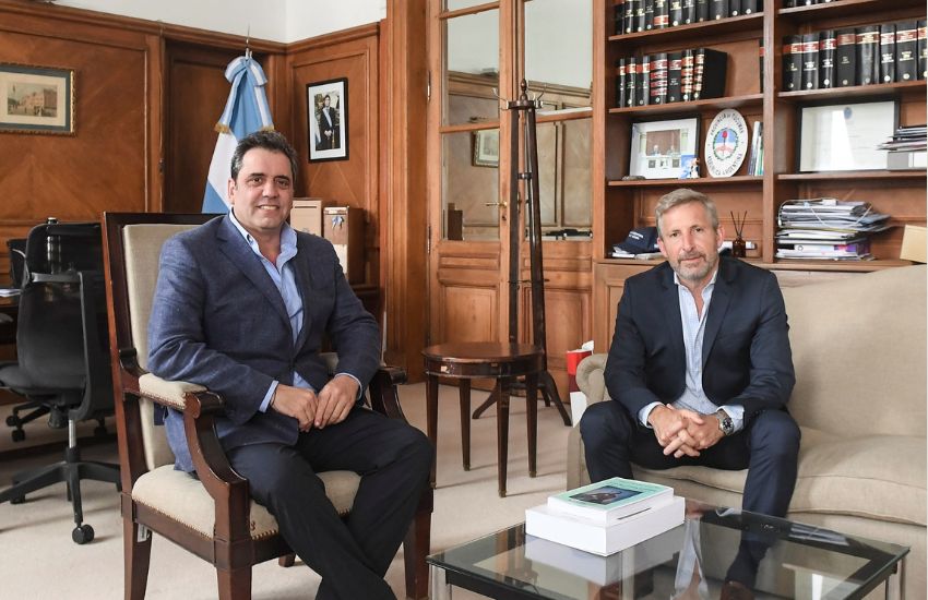 Frigerio se reunió con Catalán y hablaron de “proyectos estratégicos” para la Provincia