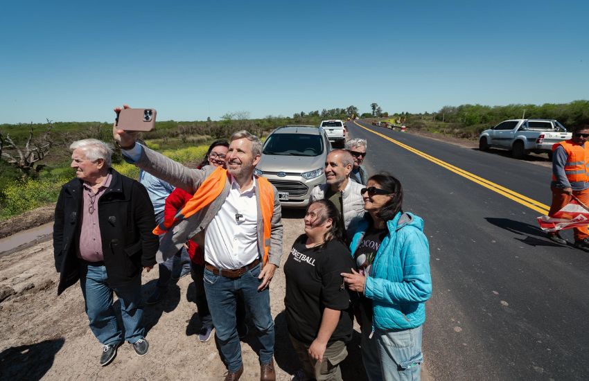 El gobernador Frigerio destacó el progreso en la reparación y mejoras de la ruta 20