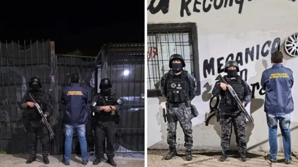 Allanamientos en Paraná: cayó “Tavi” Celis y otras 10 personas de su banda narco