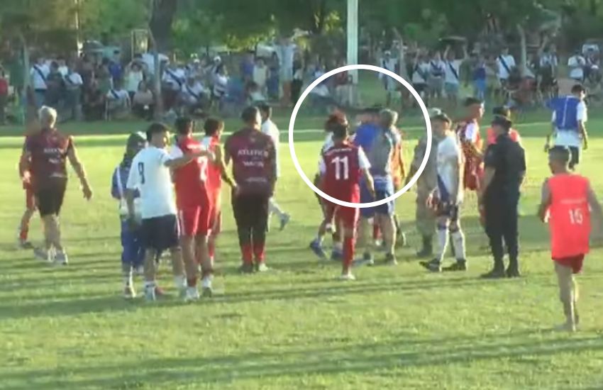 Suspensión provisoria para el jugador de Martín Fierro que agredió a su técnico en el clásico
