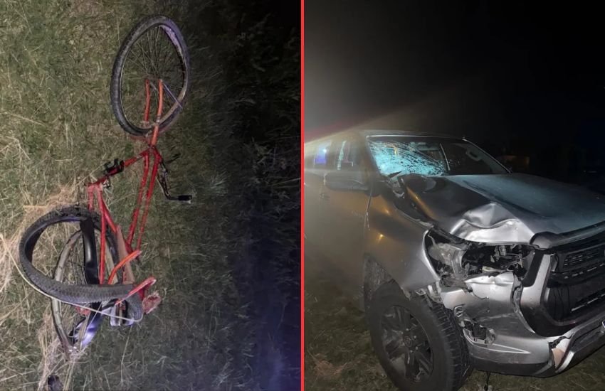 Un ciclista perdió la vida tras ser embestido por una camioneta en la ruta 11 en Gualeguay