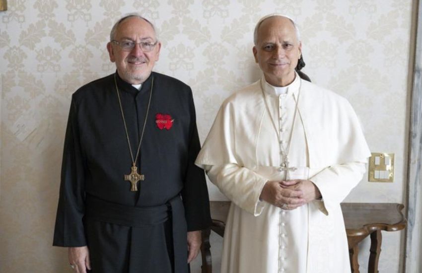 El Papa León XIV recibió en Roma al obispo de Gualeguaychú Héctor Zordán