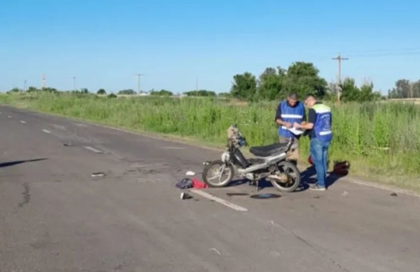 Falleció la beba de nueve meses que cayó de una moto con su familia en el tramo no habilitado de la ruta 18