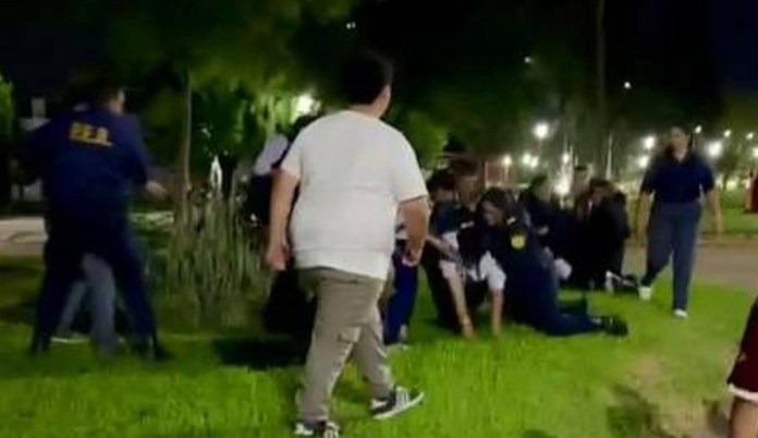 Escándalo en un baile de San Jaime de la Frontera: un joven golpeó e hirió mujer policía