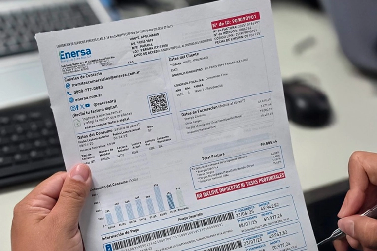 La Justicia entrerriana frenó sanciones nacionales por el cobro de tasas en las boletas de luz