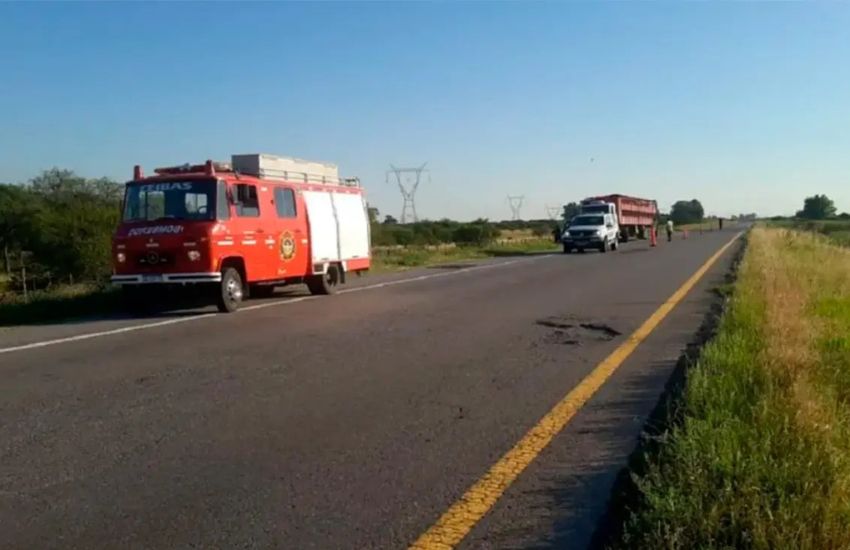 Ceibas: un hombre murió tras ser atropellado por un camión en Autovía 14