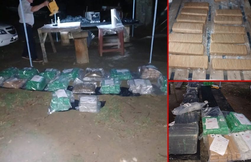 Secuestraron más de 130 kilos de marihuana en la zona del Parque Costero de Paraná