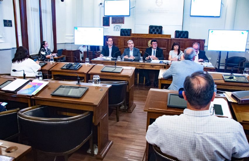 Presupuesto 2026: Senadores escucharon a Boleas, Blanzaco y Berisso