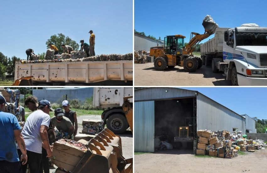 El Municipio realizó la primera venta del año de Residuos Sólidos Urbanos