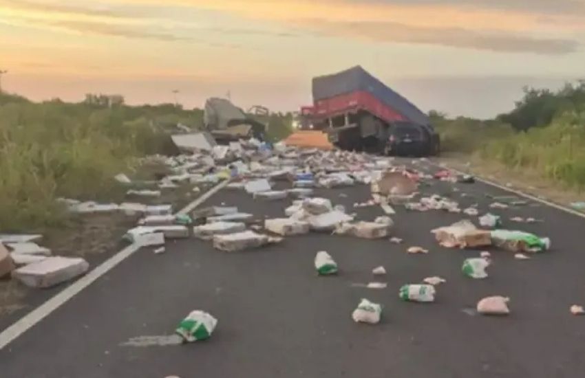 Tragedia vial en Federal: un fallecido tras un choque en ruta 6 entre dos camiones y un auto