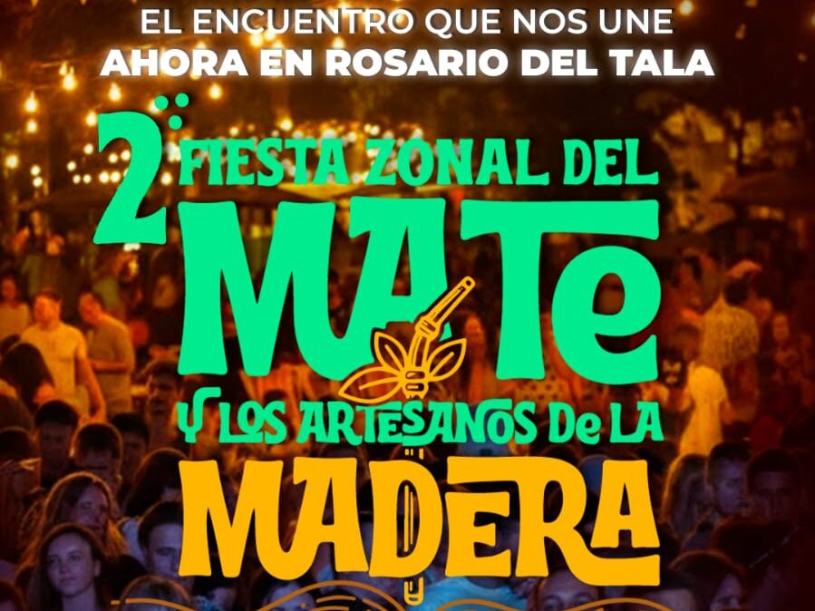Se confirmaron los artistas de la Fiesta Regional del Mate y los Artesanos de la Madera