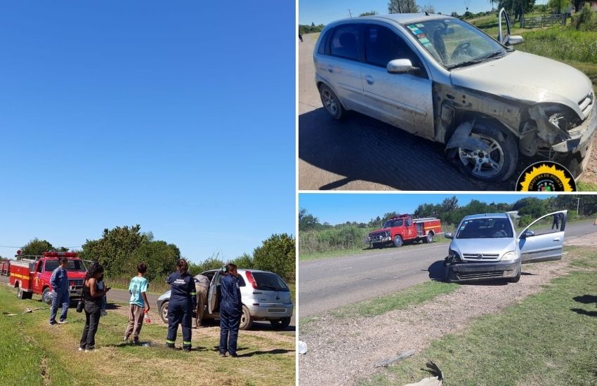 Rosario del Tala: siniestro vial entre auto y camión en Ruta 39